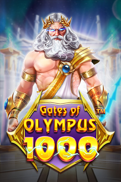 Une image épique et divine du jeu 'Gates Of Olympus 1000', représentant la légendaire bataille entre les puissantes divinités de la mythologie grecque.