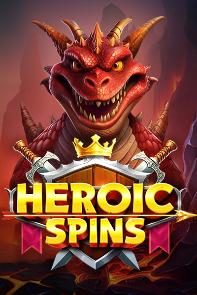 Une image héroïque et épique du jeu 'Heroic Spins', évoquant le courage et les aventures des personnages légendaires.